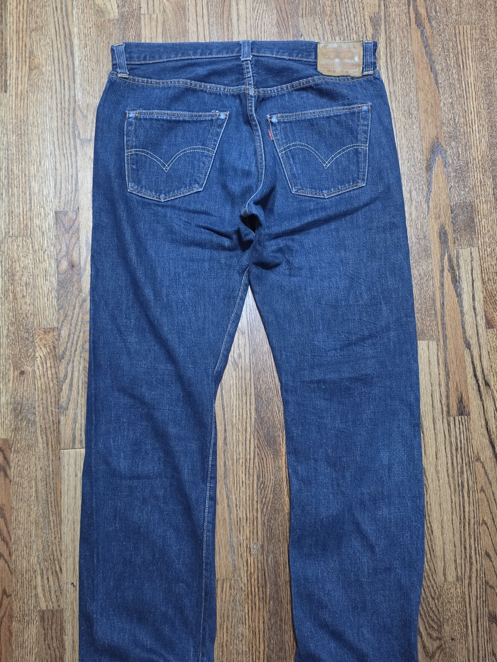 Levi's Men's Dark Blue Straight-Leg Jeans